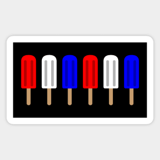 Patriotic Popsicles Magnet